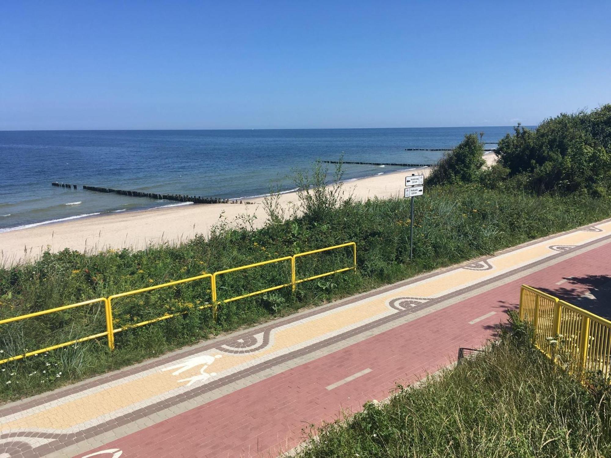 Baltic Apartament Studio Z Ogrodkiem Grzybowo Kolobrzeg Buitenkant foto